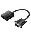 Vention Conversor VGA Macho a HDMI Hembra - 0.15m - Color Negro