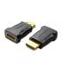 Vention Adaptador HDMI Macho a HDMI Hembra 4K - Color Negro