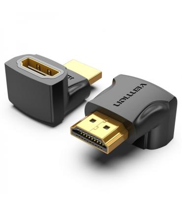 Vention Adaptador HDMI Macho a HDMI Hembra 270º 4K - Color Negro