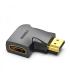 Vention Adaptador HDMI Macho a HDMI Hembra 4K 90º - Color Negro