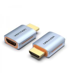 Vention Adaptador HDMI 2.1 Macho a HDMI Hembra - 8K - Color Azul