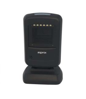 Approx Lector de Codigos de Barras Sobremesa - Indicador LED y Beeper - Disparo Manual y Automatico