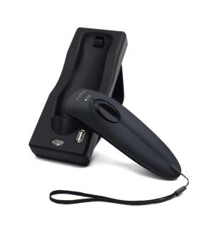 Approx Lector de Codigos de Barras Inalambrico Bluetooth RF - Indicador LED, Beeper y Vibracion - Velocidad 30fps - Autonomia ha