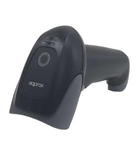 Approx Lector de Codigos de Barras Inalambrico 1D Bluetooth - Indicador LED, Beeper - Velocidad 300 veces por Segundo - Autonomi