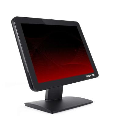 Approx Monitor Tactil Capacitivo 15" para TPV 1024 x 768 - Respuesta 5ms - Angulo de Vision H 160º V 140º - USB, VGA - Compatibl