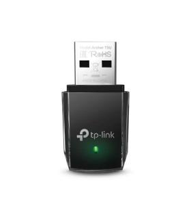 TP-LINK Archer T3U Mini Adaptador USB Inalambrico MU-MIMO AC1300 - Color Negro - Alta Velocidad