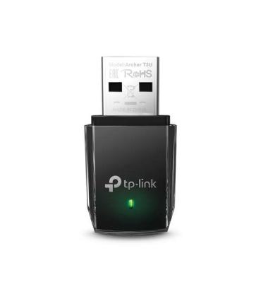 TP-LINK Archer T3U Mini Adaptador USB Inalambrico MU-MIMO AC1300 - Color Negro - Alta Velocidad