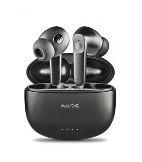 NGS Artica Hush Auriculares Bluetooth 5.3 TWS ANC - Conexion Automatica - Asistente de Voz - Autonomia hasta 4h - Base de Carga.