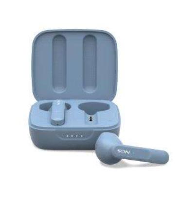 NGS Artica Move Rain Auriculares Intrauditivos Bluetooth 5.3 TWS - Manos Libres - Asistente de Voz - Autonomia hasta 7h - Base..