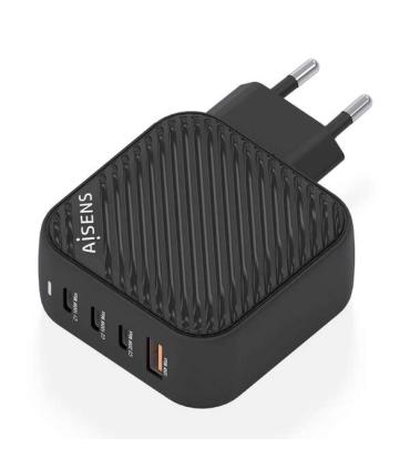 Aisens Cargador GAN 100W - 3xUSB-C PD3.0 QC4.0 - 1xUSB-A QC3.0