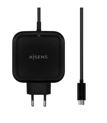 Aisens Cargador 65W PD3.0 QC3.0 1xUSB-C 1.2m - Color Negro