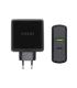 Aisens Cargador para Smartphone 48W 1x USB-C PD3.0 30W, 1x USB-A QC3.0 18W