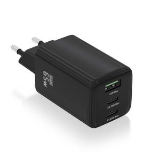 Aisens Cargador Gan USB-C 65W - Alta Eficiencia Energetica - Tecnologia AI para Carga Rapida - Multiples Protecciones de Segurid