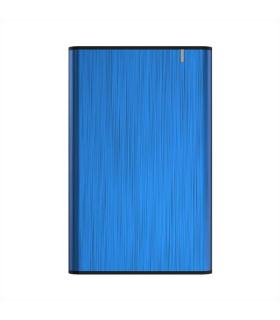 Aisens Caja Externa 2.5" para Discos Duros 9.5mm SATA I - II y III a USB 3.0/USB 3.1 GEN1 - Color Azul