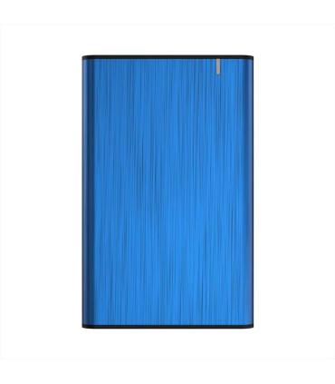 Aisens Caja Externa 2.5" para Discos Duros 9.5mm SATA I - II y III a USB 3.0/USB 3.1 GEN1 - Color Azul