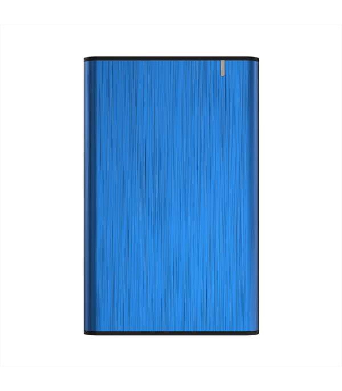 Aisens Caja Externa 2.5" para Discos Duros 9.5mm SATA I - II y III a USB 3.0/USB 3.1 GEN1 - Color Azul