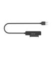 Aisens Adaptador ASE-25A03B SATA a USB-A USB 3.0/USB3.1 Gen1 para Discos Duros 2.5" - Color Negro