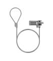 Aisens Cable de Seguridad con Cerradura de Combinacion para Ordenador, Monitor, Portatil - 1.5M