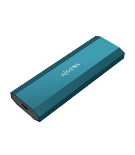 Aisens Caja Externa M.2 (NGFF) - SATA/NVMe a Usb3.1 Gen2 - Color Azul
