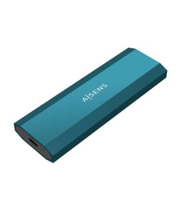 Aisens Caja Externa M.2 (NGFF) - SATA/NVMe a Usb3.1 Gen2 - Color Azul