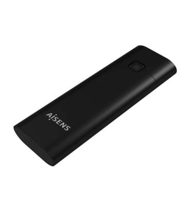 Aisens Caja Externa M.2 (NGFF) NVMe a USB3.2 GEN2 - Color Negro