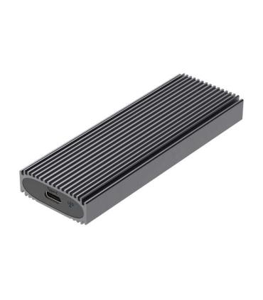 Aisens Caja Externa M.2 (NGFF) ASM2-023GR NVMe A USB3.2 Gen2 - Color Gris