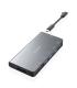 Aisens USB-C Dock 8 en 1 - USB-C a 1xHDMI - 1xRJ45 - 3xUSB-A - 1xUSB-C Datos+PD - 1xSD - 1xMicro SD - 10cm - Color Gris