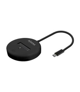 Aisens USB-C Dock M.2 (NGFF) Asuc-M2D013-Bk SATA/NVME a USB3.1 GEN2 - Color Negro