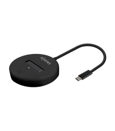 Aisens USB-C Dock M.2 (NGFF) Asuc-M2D013-Bk SATA/NVME a USB3.1 GEN2 - Color Negro