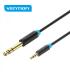 Vention Cable Estereo Jack 6.5 Macho a Jack 3.5 Macho - 2m - Color Negro