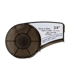 BRADY BMP21 NEGRO/BLANCO ETIQUETAS DE NYLON GENERICAS M21-750-499-TB
