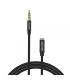 Vention Cable Estereo Jack 3.5 Macho a Jack 3.5 Hembra - 1m - Color Negro