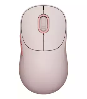 Xiaomi Wireless Mouse 3 Raton Inalambrico con Adaptador de 2.4GHz y Bluetooth 1200dpi - 5 Botones - Uso Diestro - Color Rosa
