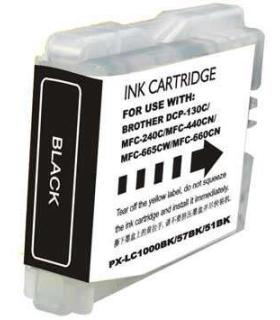 Brother LC1000XL/LC970XL Negro Cartucho de Tinta Generico - Reemplaza LC1000BK/LC970BK