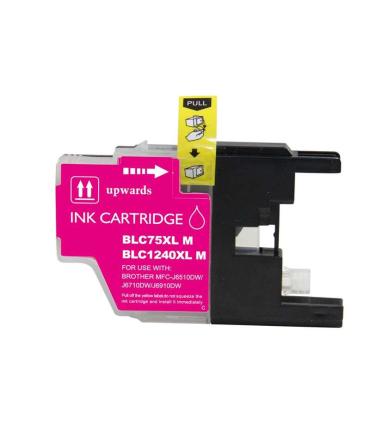 Brother LC1240XL/LC1220XL/LC1280XL Magenta Cartucho de Tinta Generico - Reemplaza LC1240M/LC1220M/LC1280XLM