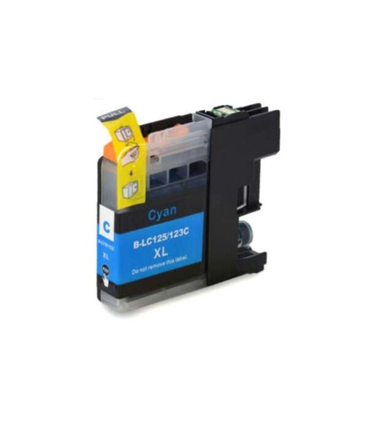Brother LC125XL Cyan Cartuchos de Tinta Generico - Reemplaza LC125XLC