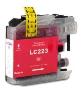 Brother LC223/LC221 Magenta Cartucho de Tinta Generico - Reemplaza LC223M/LC221M