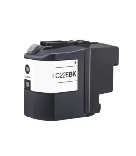 Brother LC22E Negro Cartucho de Tinta Generico - Reemplaza LC22EBK