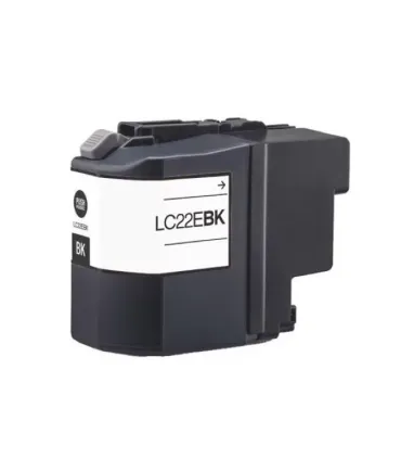 Brother LC22E Negro Cartucho de Tinta Generico - Reemplaza LC22EBK