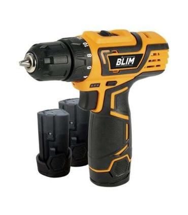 Blim Taladro a Bateria 12V 2Ah - 28Nm de Par Maximo - 2 Velocidades 0-400 y 0-1500rpm - Incluye 2 Baterias y Maletin de Transpor