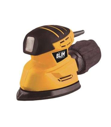Blim Lijadora Orbital Tipo Mouse 130W - Velocidad Variable 0-15000rpm - Sistema Extraccion Polvo - Incluye Maletin con Accesorio