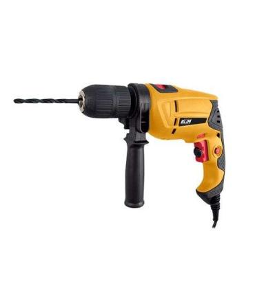 Blim Taladro Percutor 500W - Velocidad Regulable 0-3200rpm - Portabrocas de 13mm sin Llave - Boton de Bloqueo - Incluye Maletin.
