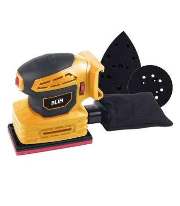 Blim Multilijadora 3 Placas a Bateria 20V 2Ah - Placa Redonda, Triangular y Rectangular - Velocidad 7000-13000rpm - Deposito..