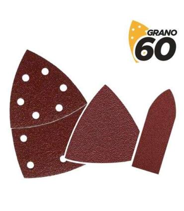 Blim Pack de 9 Lijas con Velcro para Lijadora BL0137 - Grano 60 - 3 Formatos