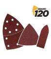 Blim Pack de 9 Lijas con Velcro para Lijadora BL0137 - Grano 120 - 3 Formatos