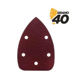 Blim Pack de 10 Lijas con Velcro para Lijadora BL0124 - Grano 40 - Formato Triangular