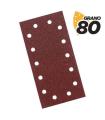 Blim Pack de 10 Lijas para Lijadora BL0123 - Grano 80 - Formato Rectangular
