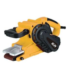 Blim Lijadora de Banda 76x533mm 1010W - Velocidad 120-380rpm - Salida de Extraccion del Polvo - Empuñadura Ergonomica - Cubierta