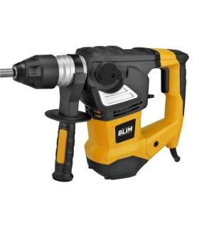 Blim Martillo SDS-Plus 1800W 820rpm - 4 Funciones - Potencia de Impacto 7J - 4.000 Impactos por Minuto - Incluye Brocas y Cincel