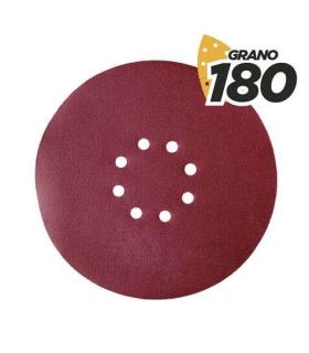 Blim Pack de 5 Lijas con Velcro para Lijadora BL0223 - Grano 180 - Formato Circular
